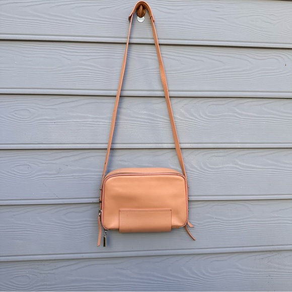 Objectposh Leather Peach Crossbody - Picture 4 of 6